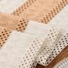 30x140cm Tassels Trimmed Table Cloth Polyester Materials Washable Textured Designs for Festival Setting
