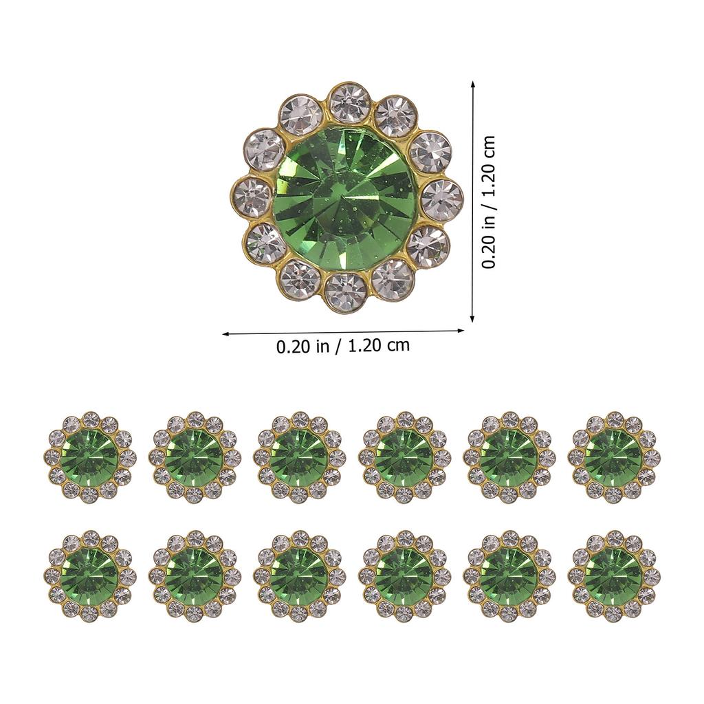 Sunflower Rhinestone Sewing Buttons Creative Small Lightweight Glass Crystal for DIY Sewing Crafts Decorative Accessories