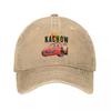 Cars Lightning Mcqueen Kachow Baseball Caps Vintage Distressed Cotton Cartoon Snapback Cap Unisex Outdoor Running Golf Caps Hat