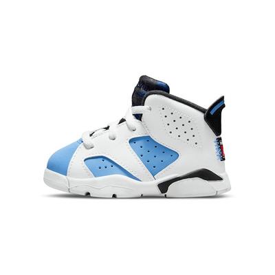 Air 6 Retro TD UNC Home White University Blue Black DV3606-410