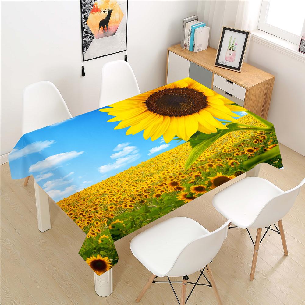 

Digital Printing Table Cover Tablecloth For Living Room Bedroom Outdoor Balcony YF076