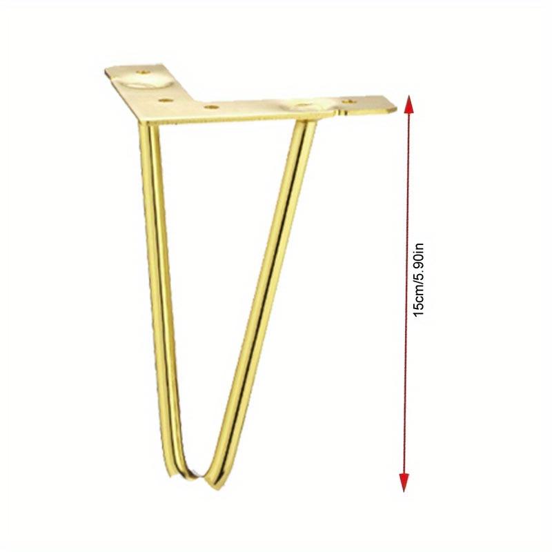 4pcs Furniture Heavy Duty Metal Furniture Legs Rubber Floor Protectors Cabinet Legs Sofa Legs Dresser DIY Dresser Stand Table