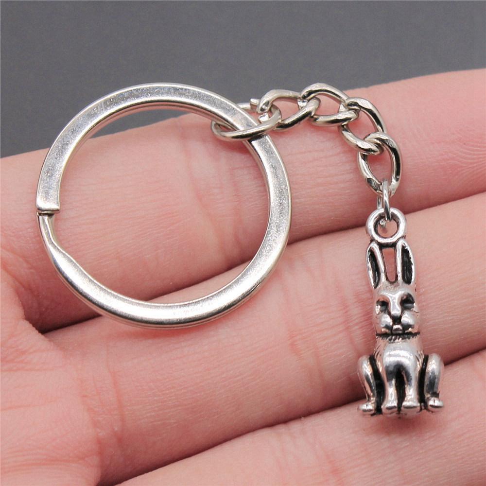 Poultry Farm Chicken Rooster Keychain for Men High Quality Initial New Year Gift Hip Hop Bag Accessory