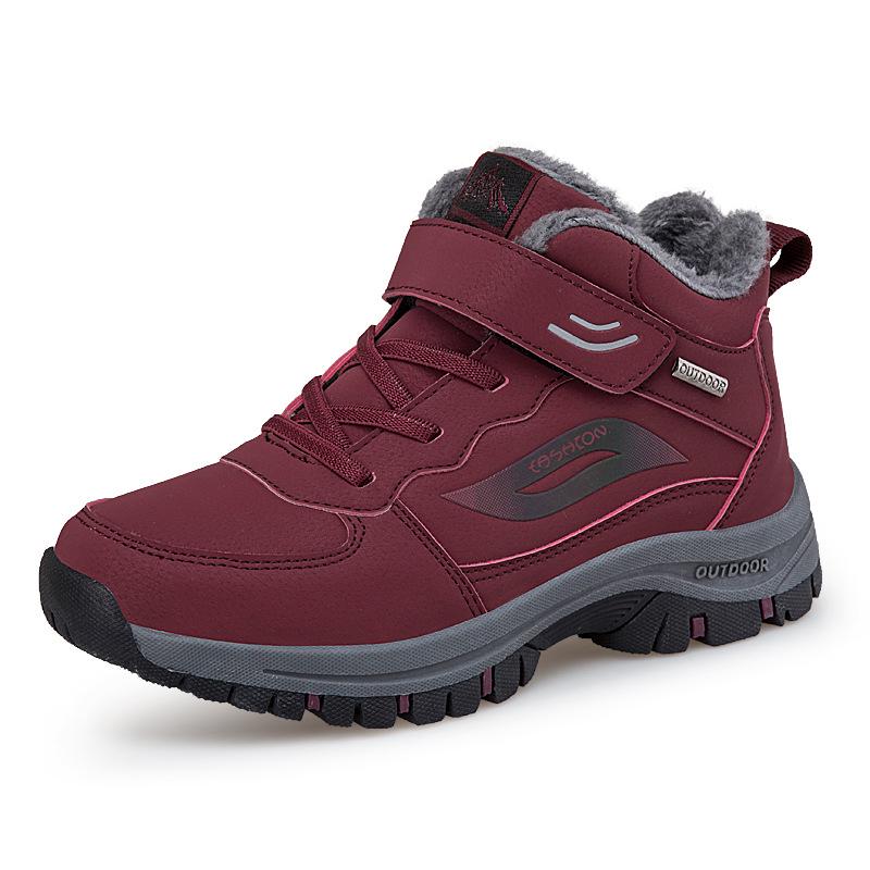 Zulijian Women s Winter Velvet Warm Walking Shoes for Middle-aged & Elderly 39