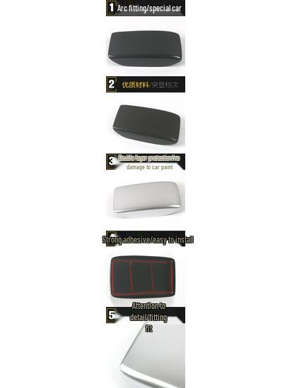 ID.4X Armrest Electroplated Decoration Stickers - Car Interior Accessory