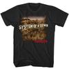 System of a Down Toxicity Mens T Shirt Music Classic Concert Rock Band Tee Black