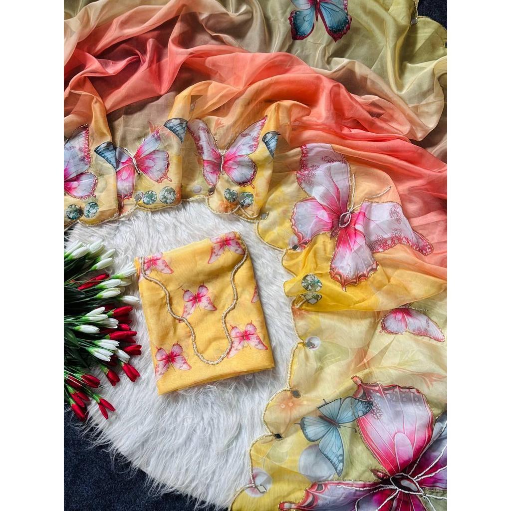 Newly Launched Trending Butterfly Designer Saree