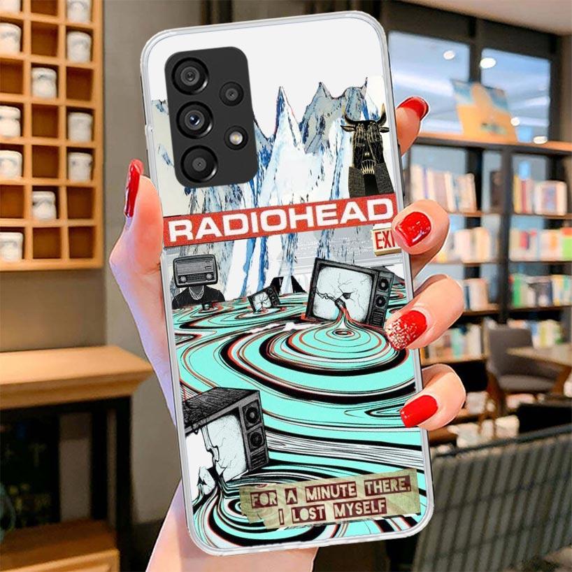 Bnad R-Radiohead Phone Case For Samsung Galaxy A12 A22 A32 A52 A72 A02S Phone Case Note 20 Ultra 10 S10 Plus A51 A71 A50S A20S A