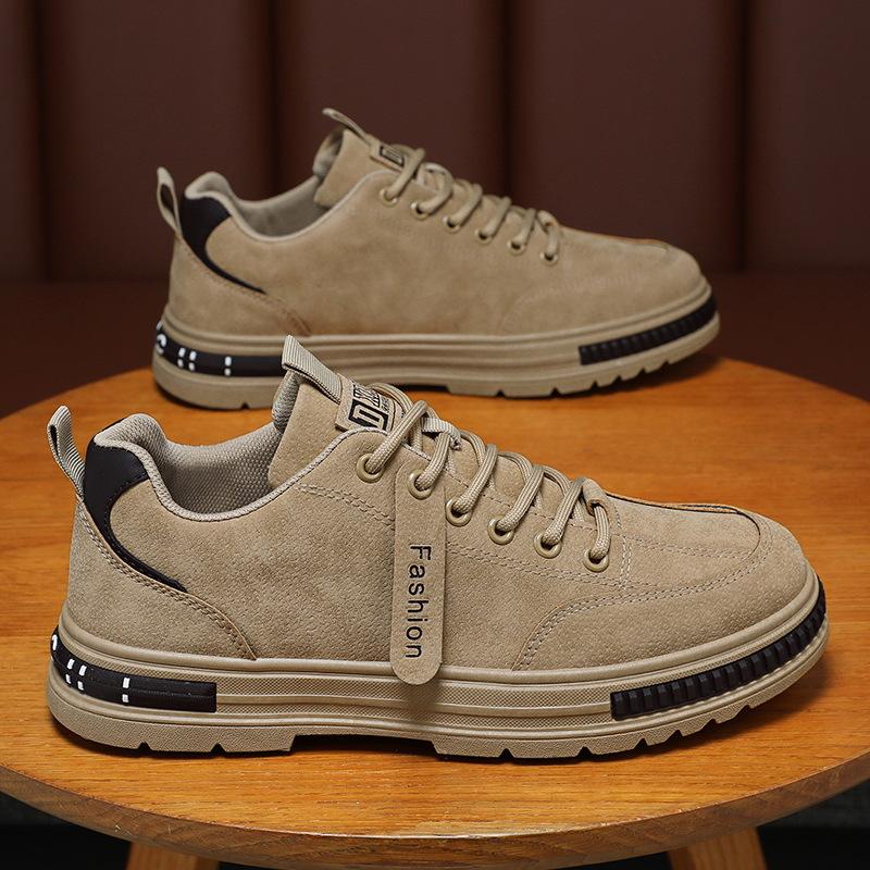Autumn men's shoes new breathable labor insurance shoes men's construction site work trend versatile non-slip sports shoes