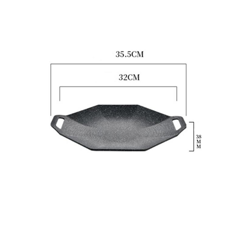 

29/33 см круглая чугунная сковорода без покрытия для уличной жарки блинов с антипригарным покрытием гриль для барбекю кастрюля для приготовления пищи кухонная утварь Gas