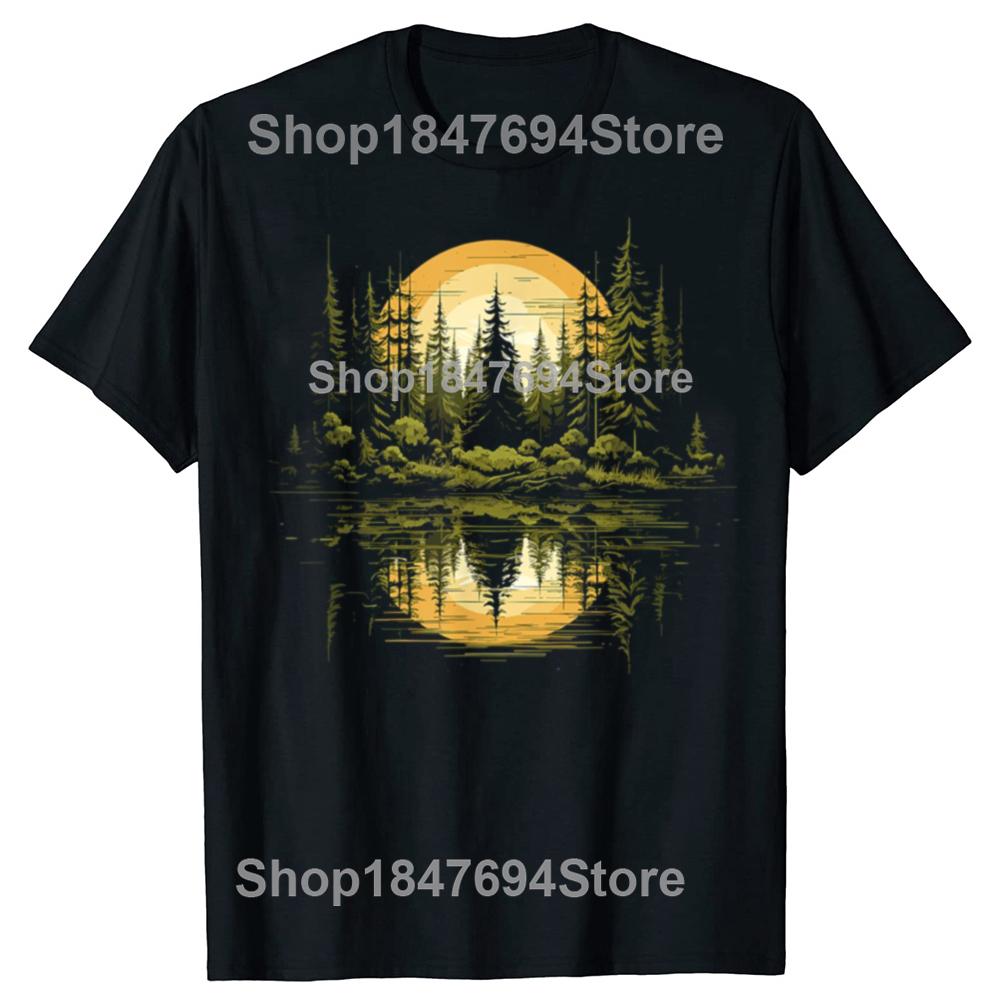 

Funny Nature Forest Trees Outdoor Wildlife 100 Cotton Tshirts Unisex Fashion Casual Tshirt Loose Oversized Streetwear T Shirt 4XL