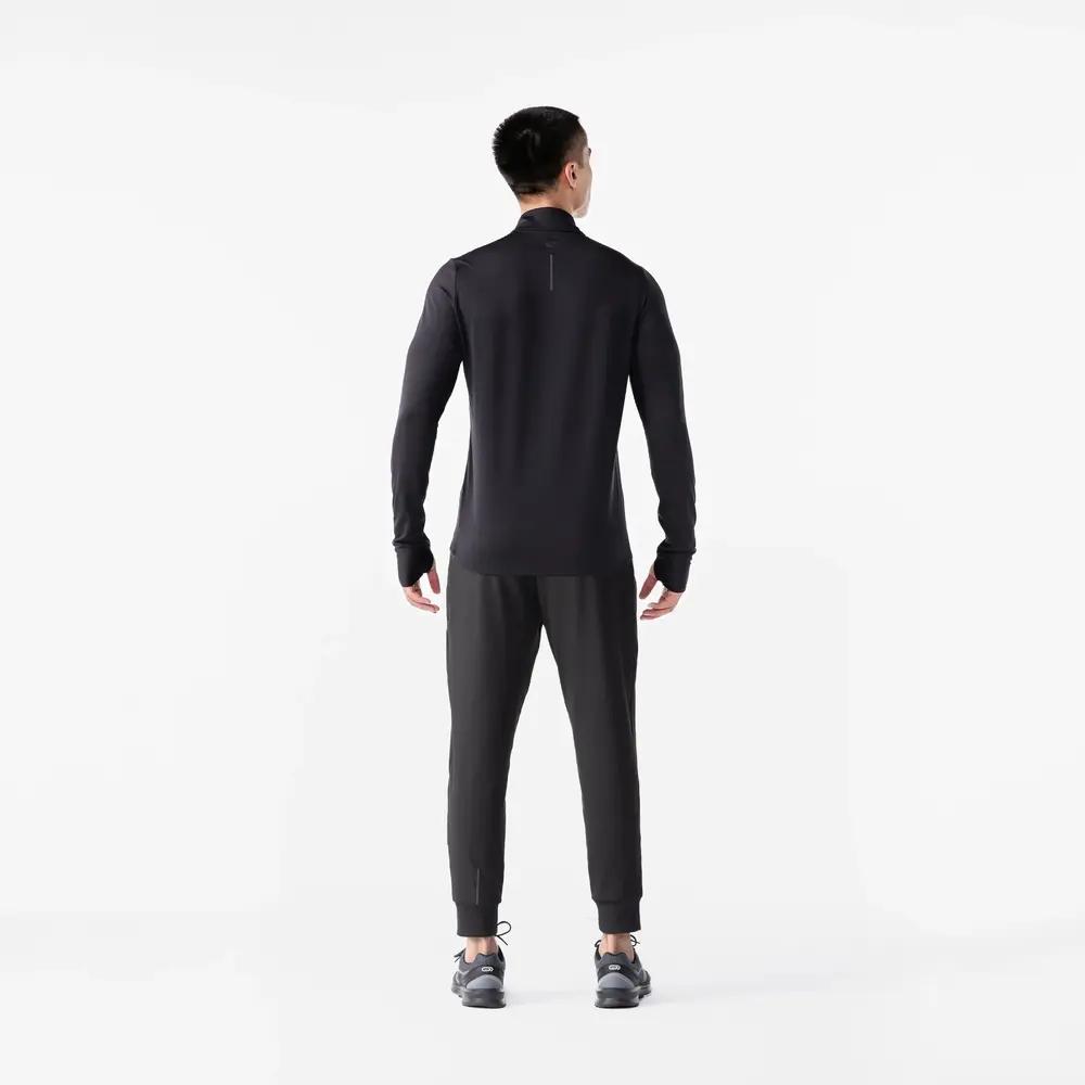 Decathlon 100 Warm and Comfortable Solid Slacks Men's Black