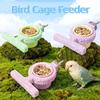 Resin Bird Cage Feeder Jumping Platform Bird Perch Stand Paw Grinding Sticks  Pet Bird Supplies