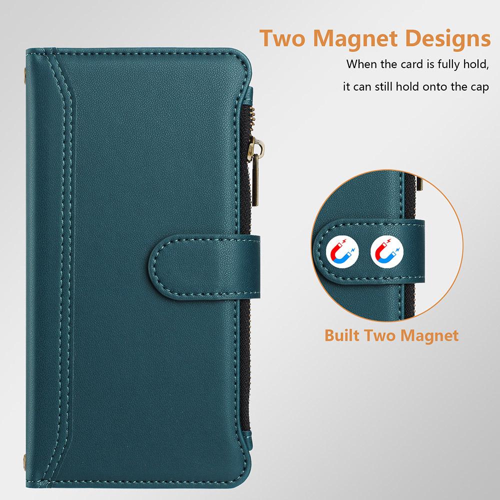 Card Wallet Phone Cover For Samsung Galaxy A31 A40 A41 A42 A50 A51 A70 A71 F14 F42 A04 Leather Case Wrist Strap Crossbody Shell