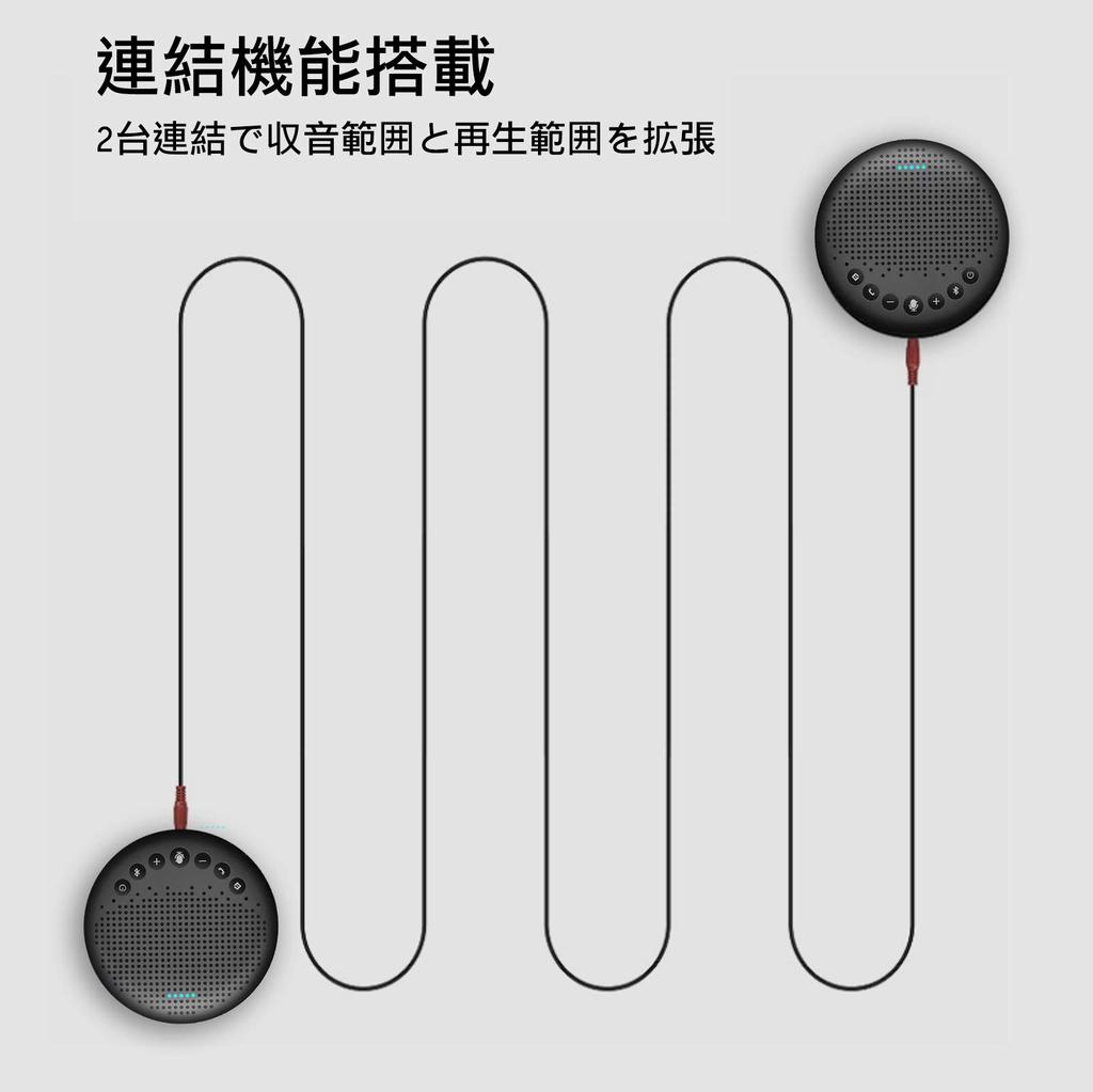 EMEET Luna Bluetooth Conference Microphone with Omnidirectional Pickup Patented VoiceIA Noise Online Web Video PC Supports Compatible with and Teams