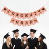 Creative Graduation Banner Garland Reusable Graduation Party Hanging Decorations  Wall Decor