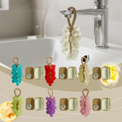 Handmade Soap Bar,Pearl Grape Bunches Bathing & Washing & Cleaning & Nourishing Gift Box Soap,Plant Extraction Mild Remove Dirt