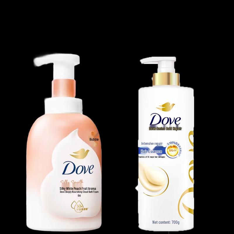 

Dove White Peach Shower Foam & Anti-Dandruff Conditioner Set