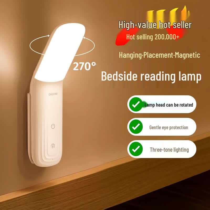 Kuhuo Magnetic Rechargeable LED Bedside Lamp