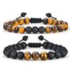 JYL Bracelet Couple's Eye  Handmade Braided Enhances Bond & Luck