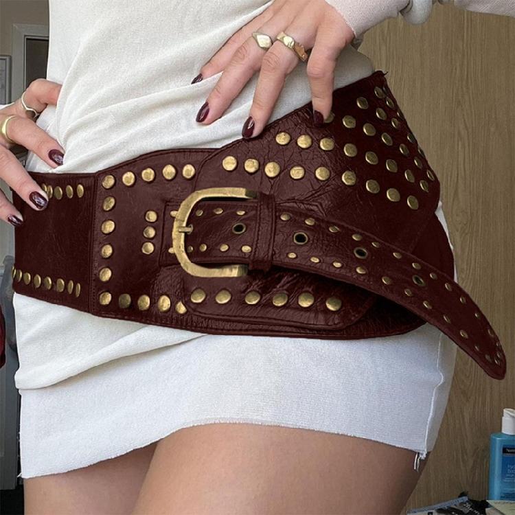 Teens Waist Belt Jeans Adjust Length Belt for Nightclub Casual Jeans Decors