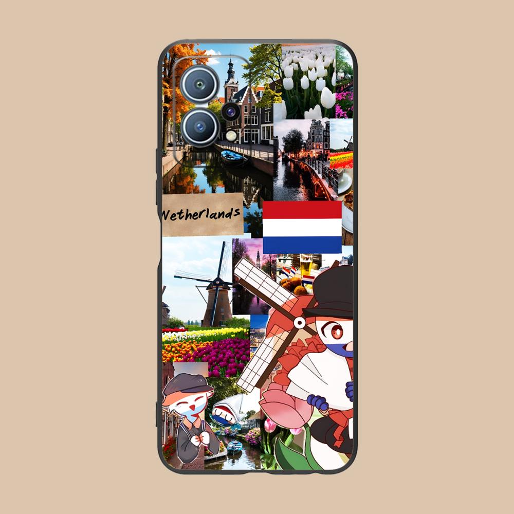

Netherland Dutch Flag Matte TPU Mobile Phone Case for Huawei P60 P50 P40 P30 P20 P10 P9 P8 Pro Lite Plus Colorful Printing Cover Huawei P8