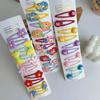 PL 2021 Cute 10 Pcs/set Cartoon Hair Clips for Baby Girl Hairclip Flower Fruit Hair Pins Kids Hair Accessories Gift