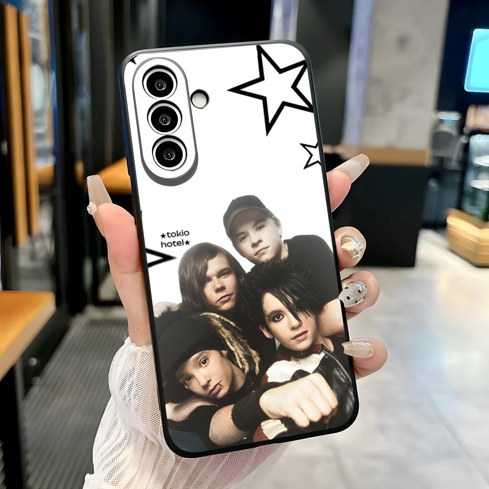 Funda de Teléfono de la Banda T-Tokio Hotel Para Samsung S26 S25 Plus S20 S20 Plus S22 Ultra S23 FE S21 Plus S21 Ultra Cubierta Suave