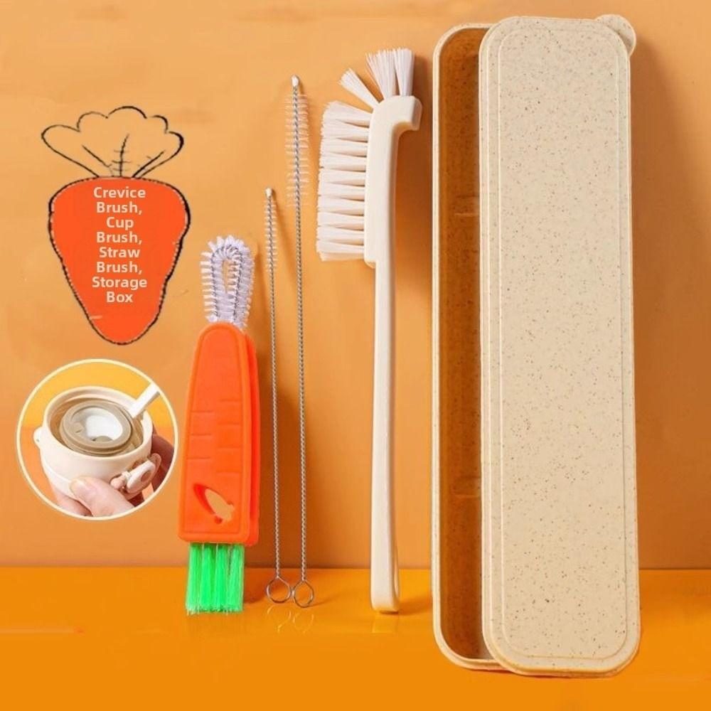 Multi-Functional Cup Crevice Cleaning Brush Bottle Cup Holder Cleaner Tumbler Cleaning