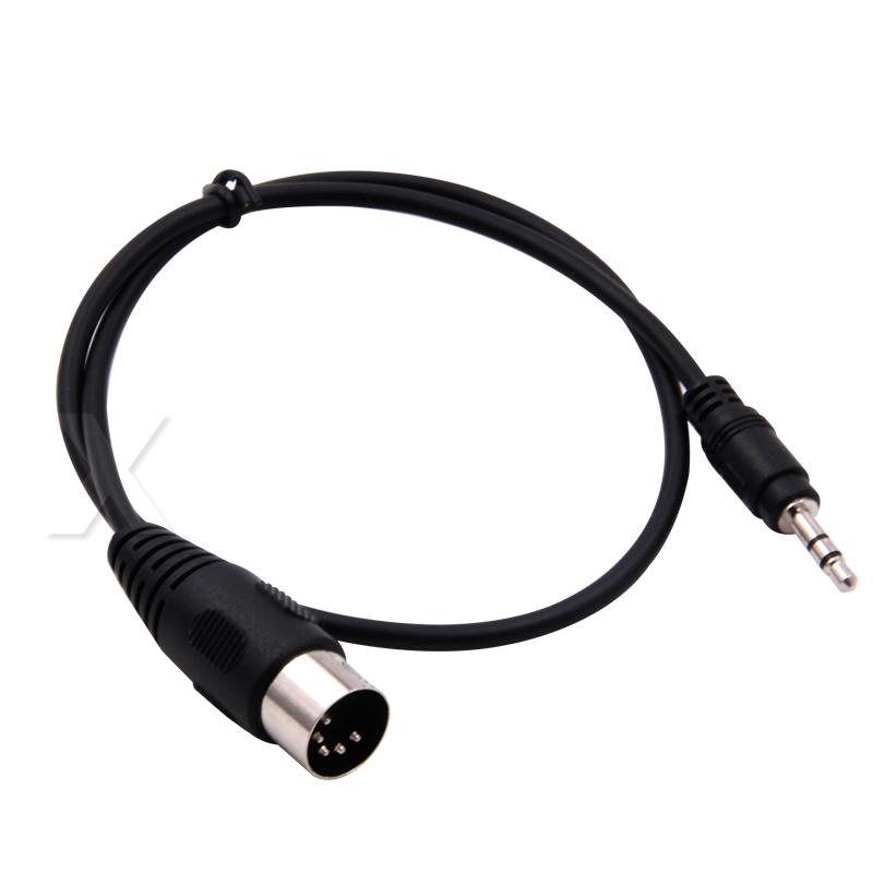 High Quality 3.5mm Male Stereo Jack To Din 5 Pin Din MIDI Male Plug Audio Extension Cord Cable 0.5/1.5/3M For Microphone AdapterGood product