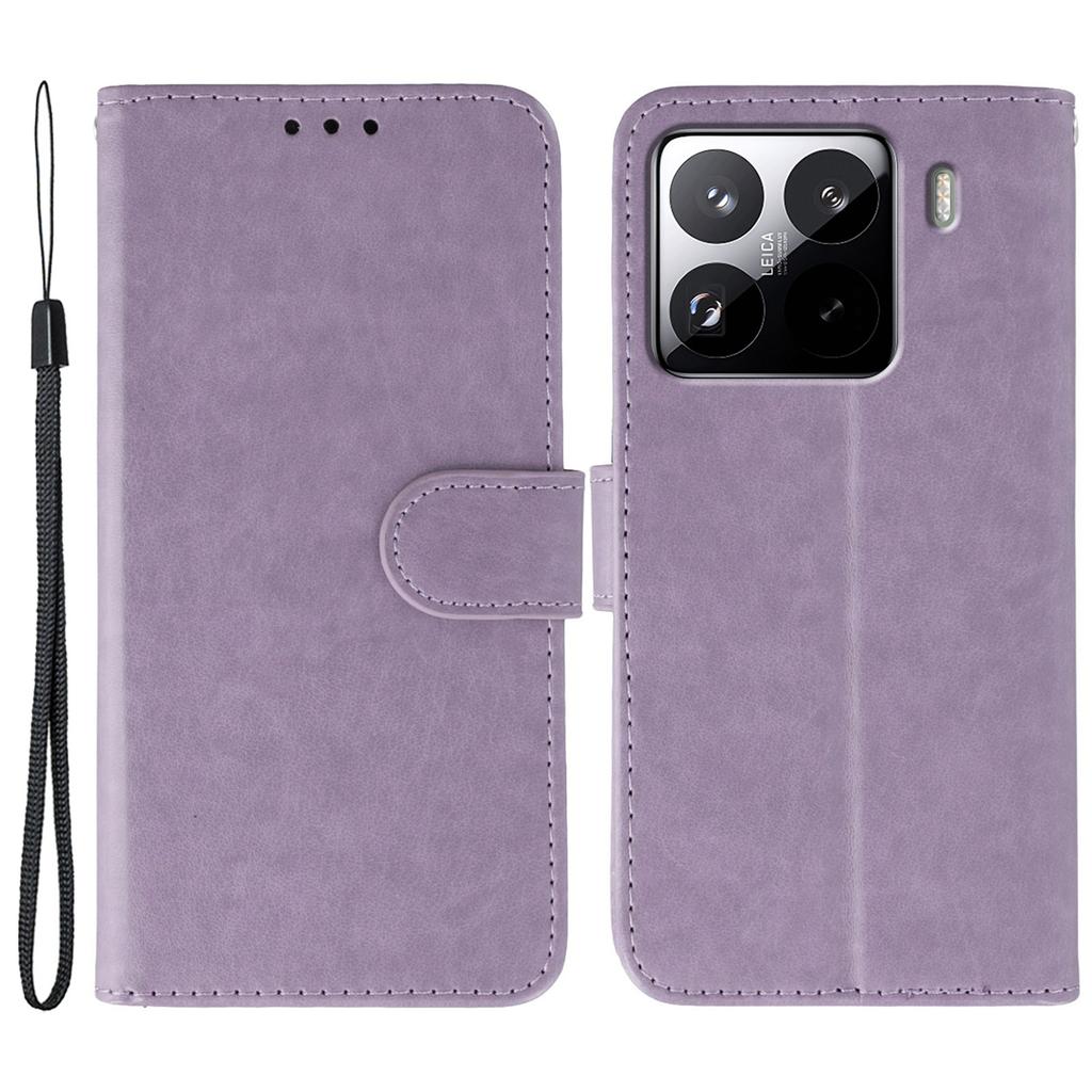 For Xiaomi 15 Pro Cases PU Leather Flip Wallet Phone Cover with Strap