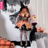 Witch Costume Women Halloween Cosplay Dress Set With Accessories Sexy Role Play Outfit Party Anime Convention