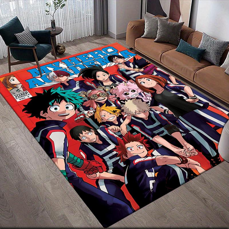

Коврик с постером My Hero Academia, Уютный ковер для фаната MHA, Идеальный подарок.chl 60x90cm