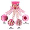 Christmas Tree Topper Hat With Star Bow Retractable Xmas Party Decor