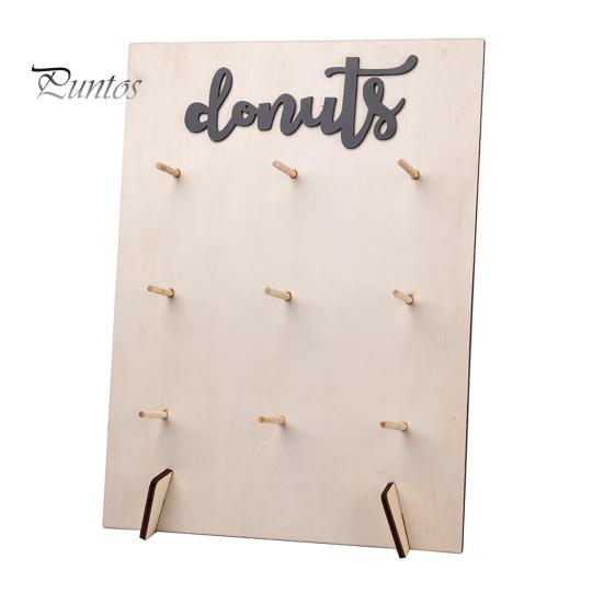 

Подставка для пончиков, прочная тонкая работа, уникальный дизайн, деревянная стойка для пончиков «сделай сам», для дома F