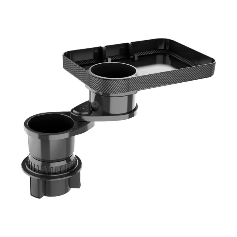 

360 Degree Rotatable Car Tray Cup Holder Multifunction Car Interior Organizers Quick Installation For Most Vehicles
