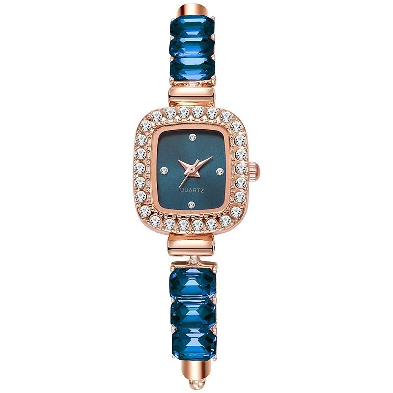 New Fashion Luxury Woman Gold Crystal Bracelet Watch Ladies Wristwatches Women Stainless Steel Quartz Watches Reloj Mujer Clock