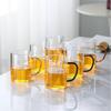 Changqi Colorful Handle Glass Tea Cup Set