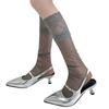 Grey Collection Long Socks for Women Fashion Retro Cosplay Basic High Tube Stockings Sweet Lace Long Socks Over The Knee Socks