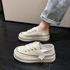 Spring and Autumn new two-wear versatile little white board shoes dissolved muffin platform single shoes casual fashion retro women's shoes