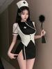 Exotic Sm Halloween Nurse Uniform Temptation Sexy Bag Hip Skirt Detachable Cossuit Dress Elegant Sweet Korean Women Dress 2Rjx