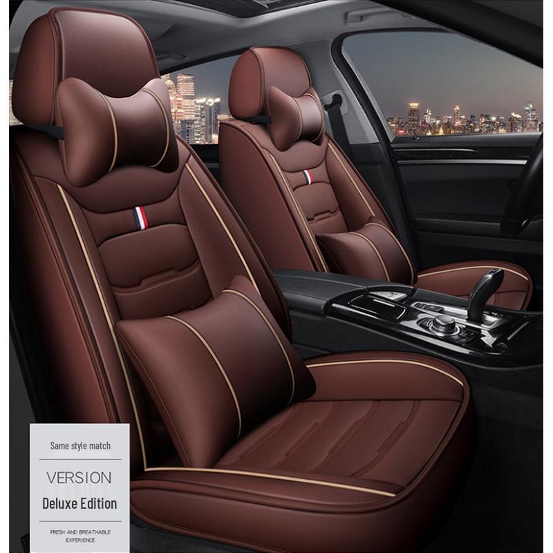 5D Universelles Autositzkissen - Atmungsaktiv, Vollumfassend, Ganzjahresbezug