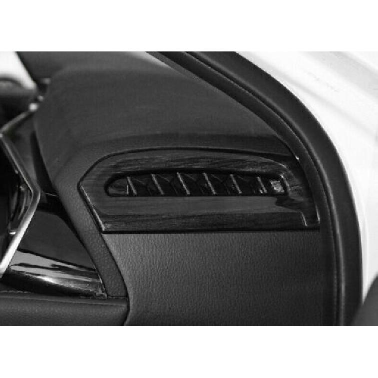 Black Air Outlet Vent Trim Wood Grain Console AC L&R For Toyota Camry 2018-