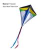 Diamond Kite Eye-catching Easy Installation Polyester Rainbow Outdoor Sports Kite for Children