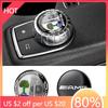Neu 2025 Heiß 29mm Auto Mittelkonsole Multimedia Knopf Abdeckung Zierknopf Aufkleber Für Mercedes Benz AMG GLC C CLA GLA W205 W211 W2