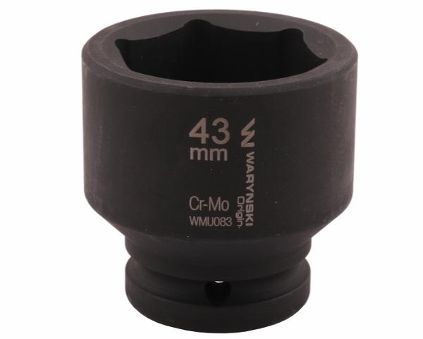 Nasadka Udarowa Sześciokątna 3/4". 43 Mm. Crmo. Din 3129. Waryński