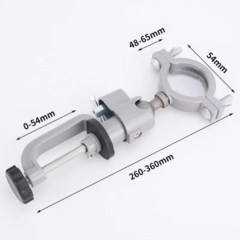 

Многофункциональные 360° тиски для верстака из алюминиевого сплава и кронштейн для электродрели/шлифовальной машины