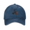 MGS Metal Gear Solid Game Baseball Caps Vintage Distressed Denim Sun Cap Unisex Outdoor Running Golf Adjustable Caps Hat