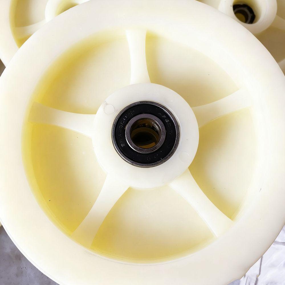 High Load Bearing Universal Castor Soft Rubber Universal Wheel Heavy Duty Casters  Crib