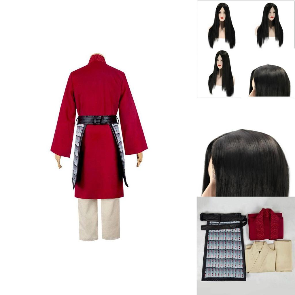 Beautifully Crafted Hua Mulan Cosplay Costume For Halloween And Parties With Soft Material